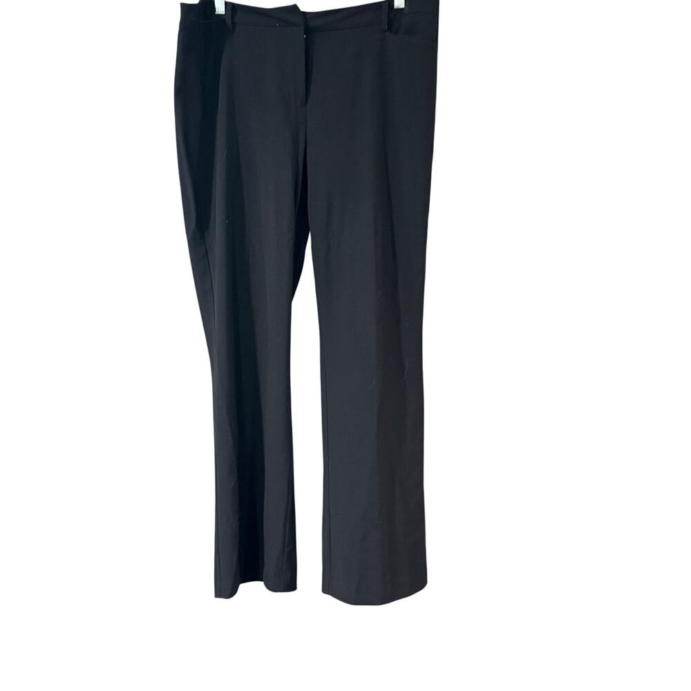 New York & Company Black Career Dress Pants Women 16 Average Bootcut Stretch